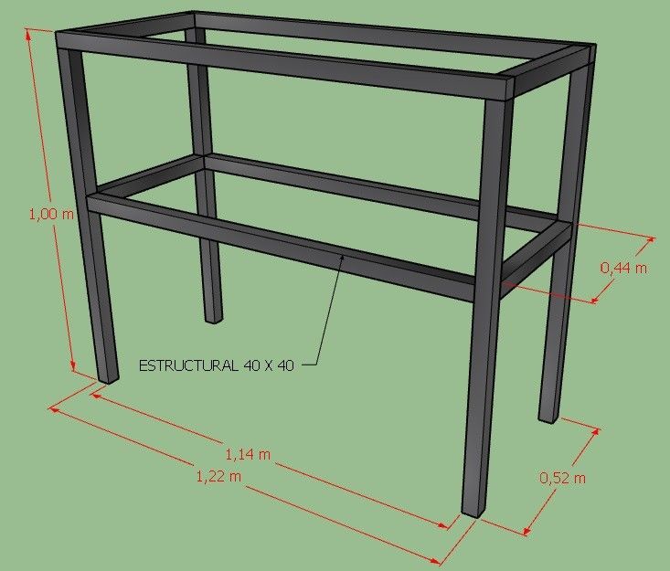 [LHS-12620] Chân sắt hồ cá sơn tĩnh điện LHS-12620