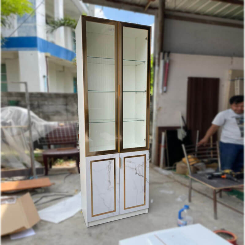 [LHS-8976] Tủ trưng bày gỗ công nghiệp cánh kính LHS-8976