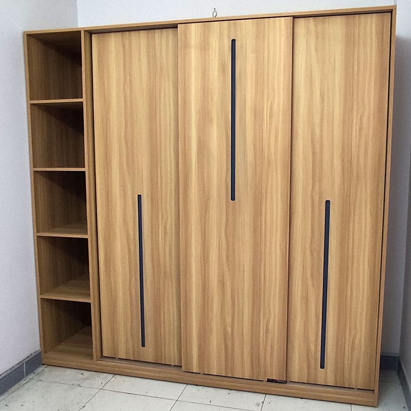 Tủ áo gỗ công nghiệp MDF chống ẩm 3 cánh lùa LHS-8192