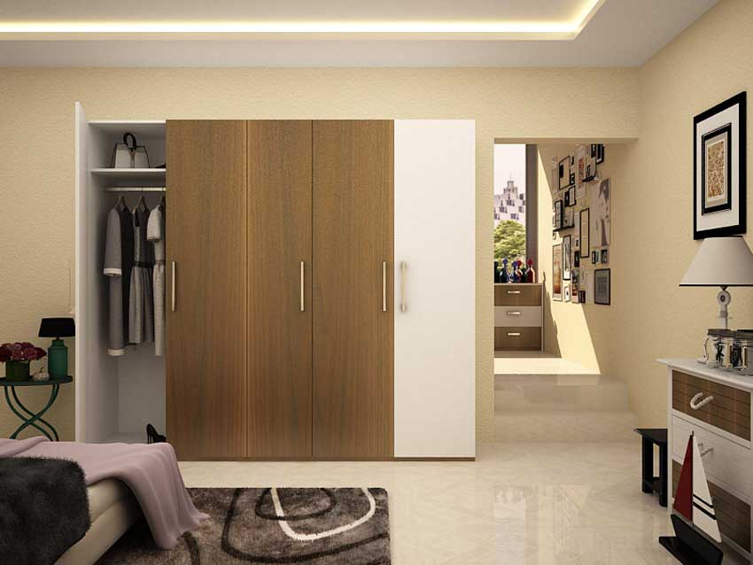 Tủ áo gỗ công nghiệp MDF chống ẩm 5 cánh LHS-7330
