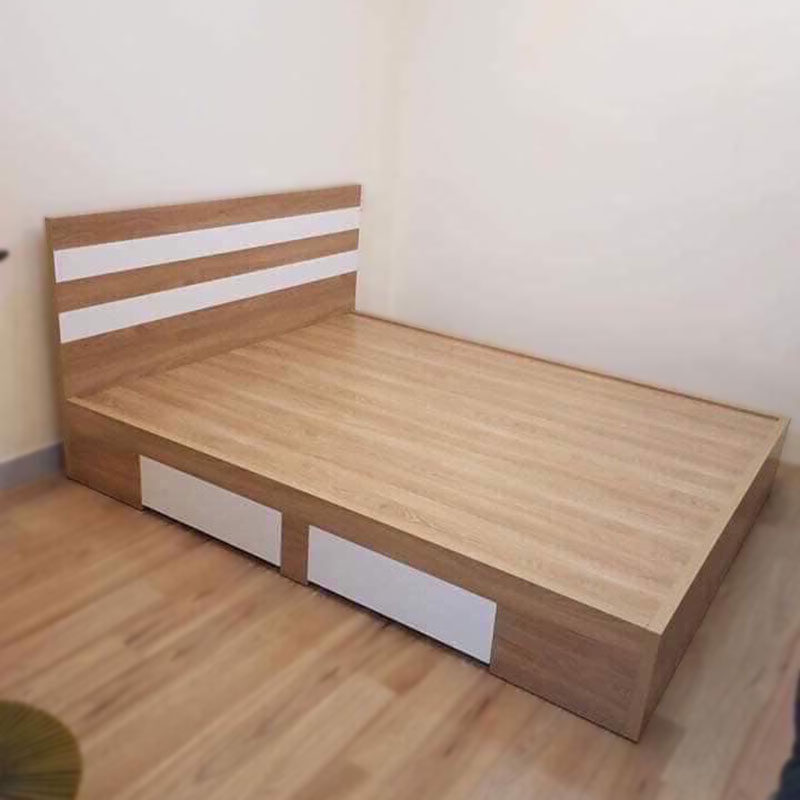 Giường gỗ công nghiệp MDF chống ẩm LHS-7296