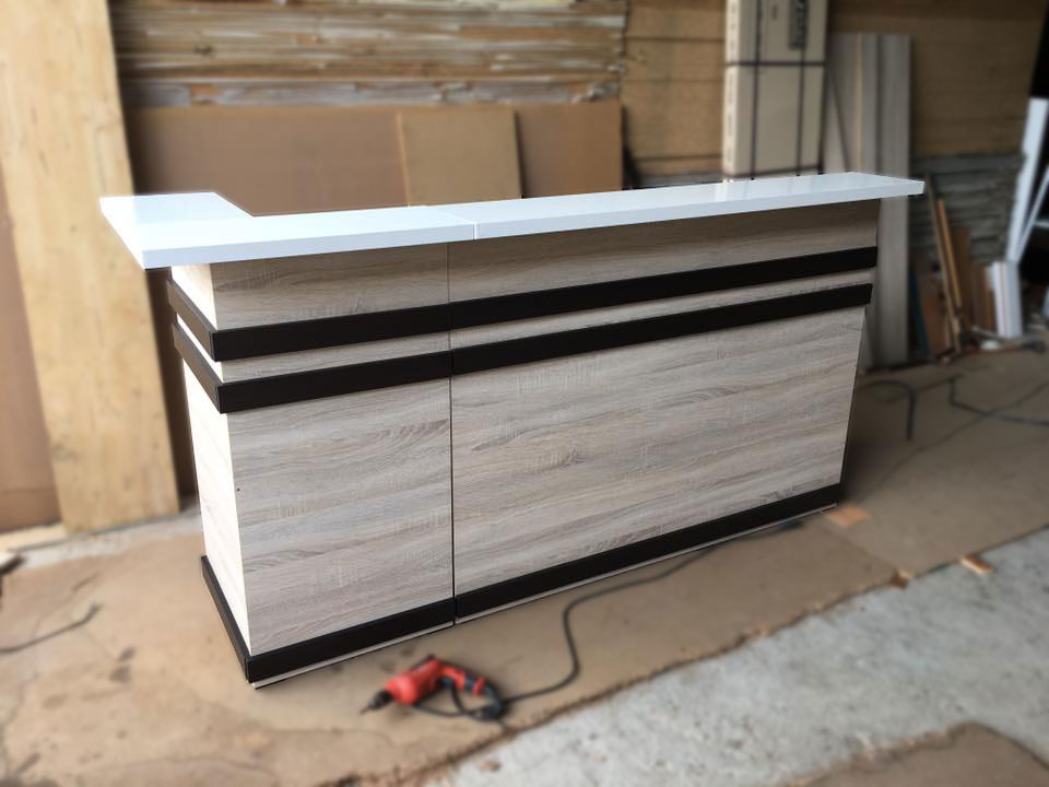 Quầy tính tiền gỗ công nghiệp LHS-7243