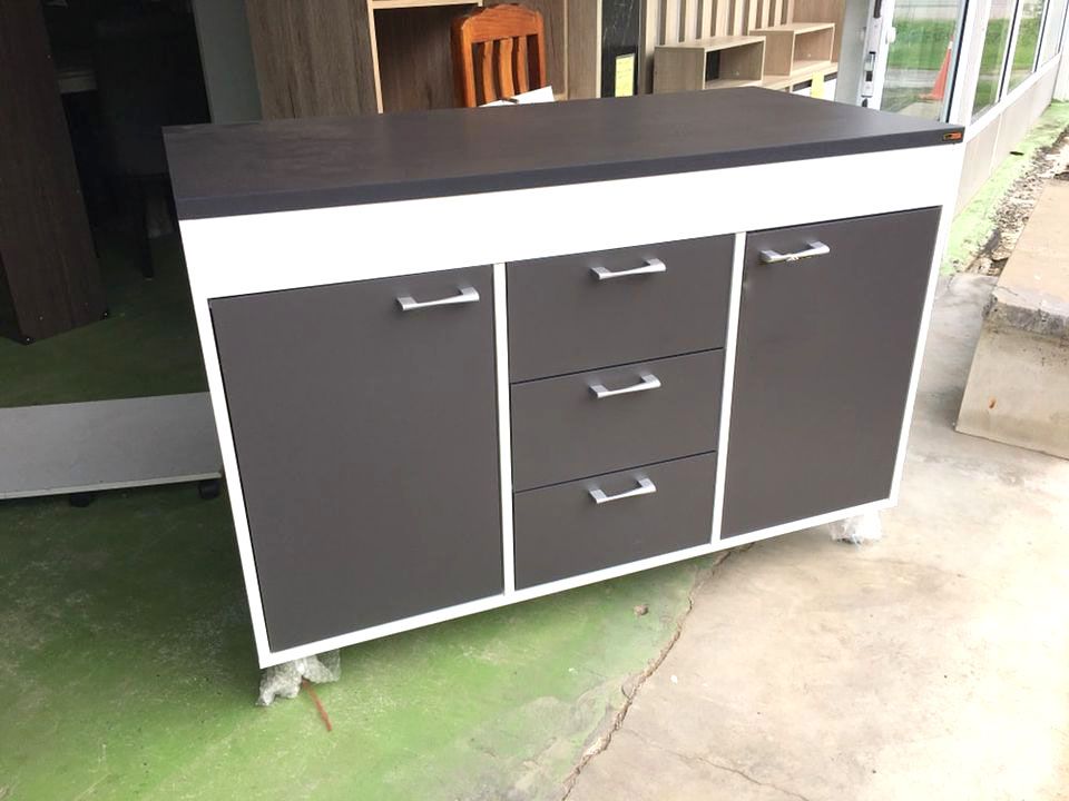 Tủ bếp gỗ công nghiệp MDF có bánh xe LHS-7218