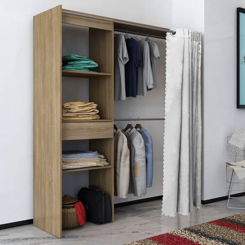 Tủ áo gỗ công nghiệp MDF chống ẩm LHS-5142